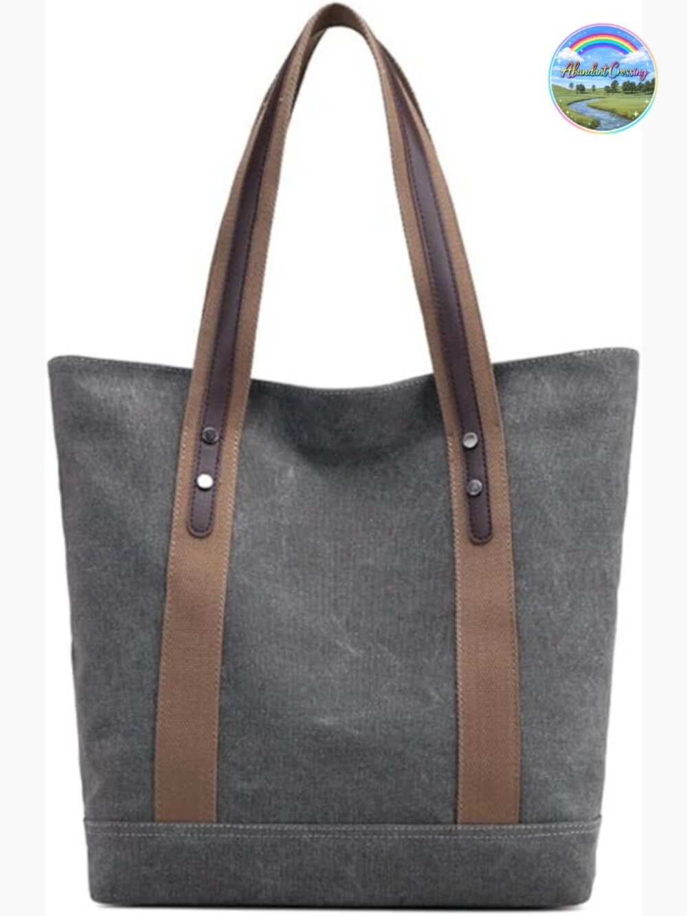 Canvas Shoulder Bag Tote Work Handbag Large Travel Purse